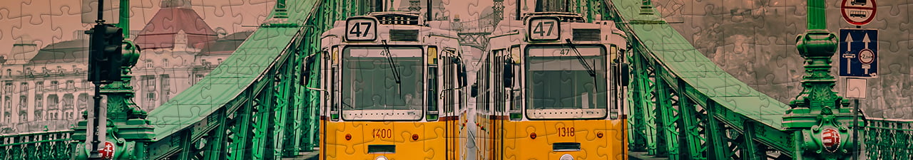 Puzzle-Kollektion Straßenbahnen puzzleYOU
