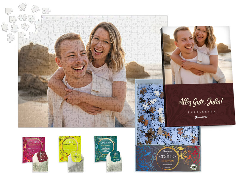 Puzzle&Tea 500 Teile mit deinen Lieblingsfotos