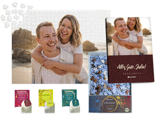 Puzzle&Tea 500 Teile mit deinen Lieblingsfotos