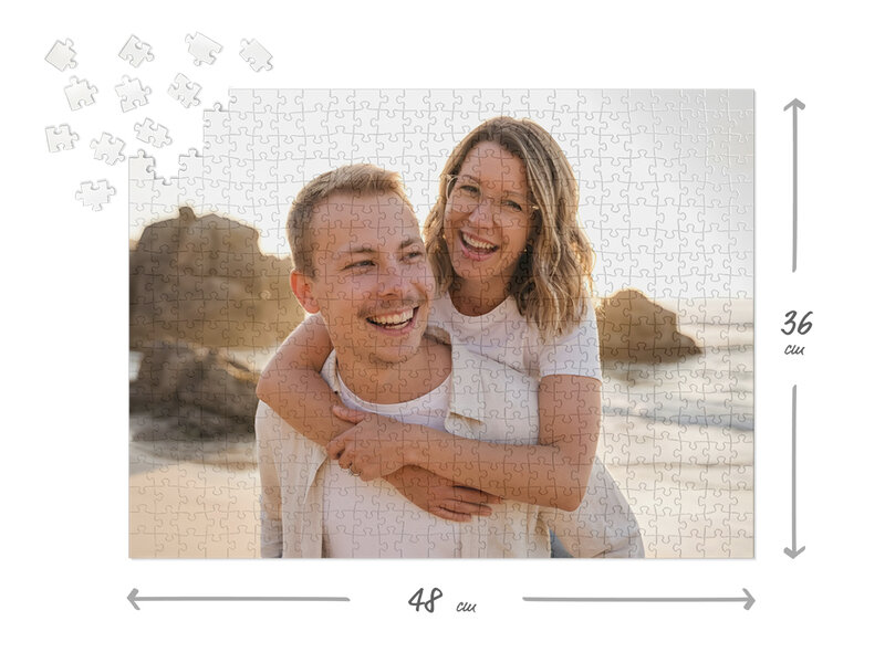 Gelegtes 500 Teile Puzzle&Tea