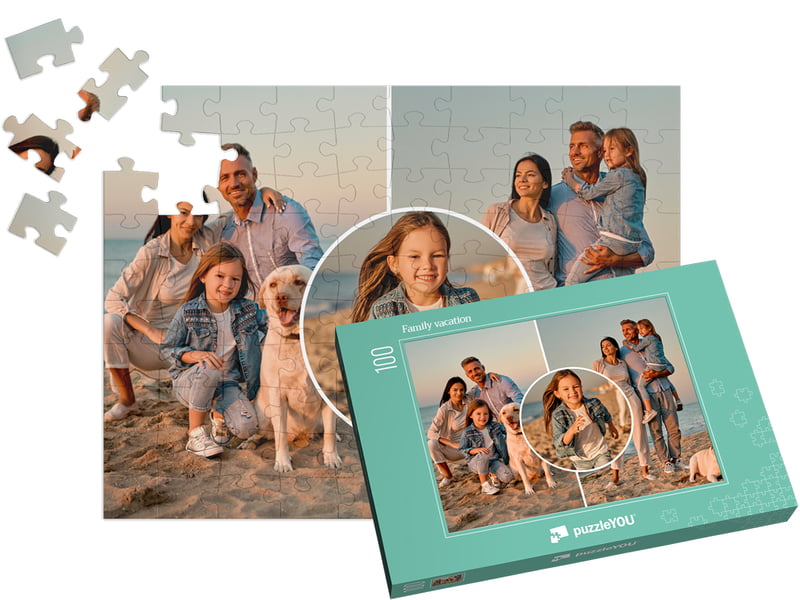 Gelegtes Fotopuzzle 100 Teile