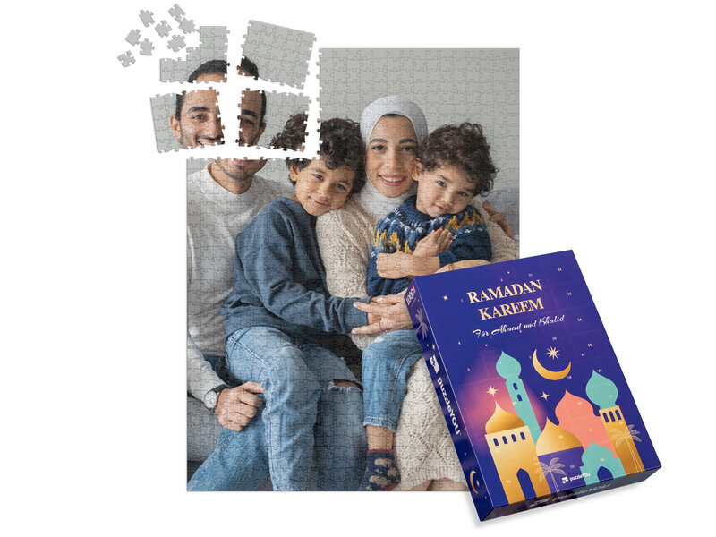 Ramadan-Kalender mit deinen Lieblingsfotos als Puzzle