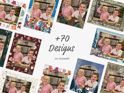 70+ Layouts zur Auswahl