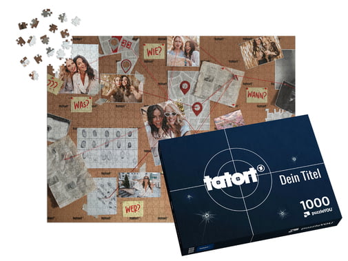 Tatort-Puzzle gelegt